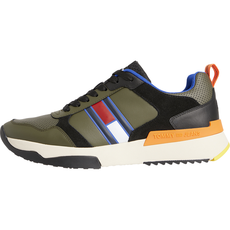 Location delivery claw Tommy Hilfiger Tommy Hilfiger men sneakers in khaki leather 3412BPS0816KA,  khaki men sneakers khaki sneakers men khaki tommy hilfiger sneakers -  3412bps0816ka - Sneakers Tommy Hilfiger - Men Tommy Hilfiger