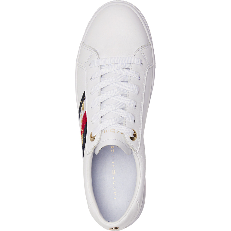 Tommy Hilfiger women sneakers in white leather 3412DP5224A