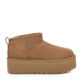 Ghete femei UGG Classic Ultra Mini Platform Sand din piele întoarsă 2390dg1135092vbe