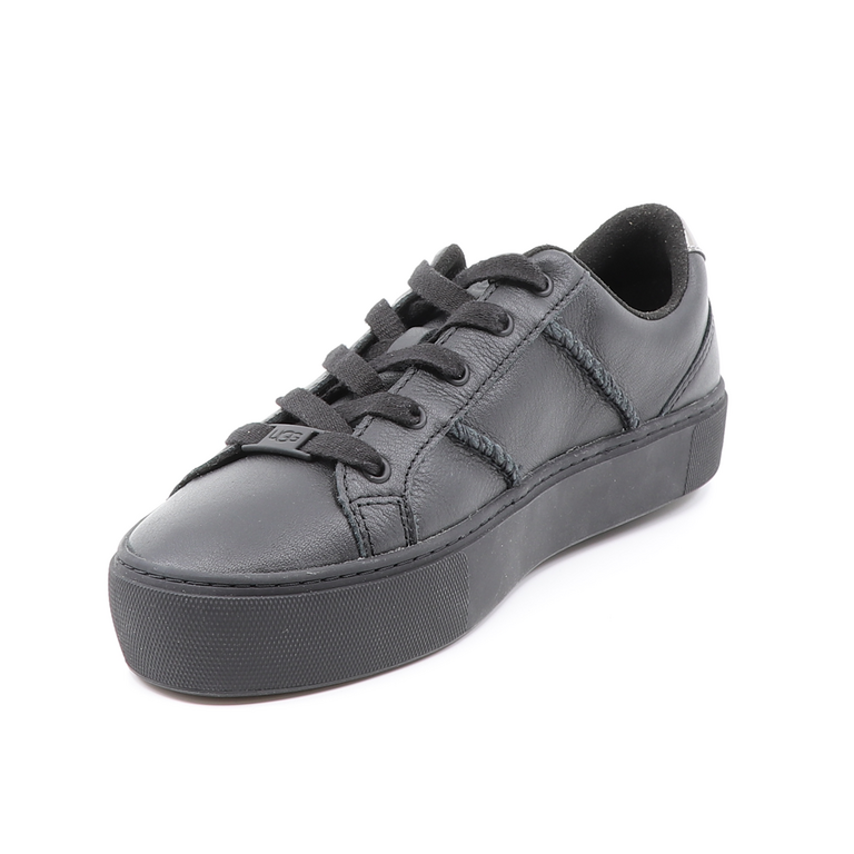 UGG women sneakers in black leather 2392dp19589n