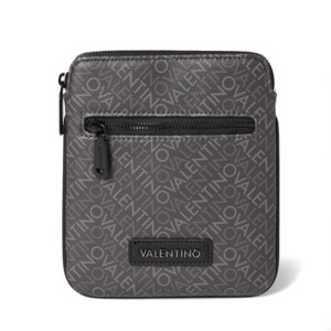 Geantă crossbody bărbați Valentino Tyrone  gri cu negru cu logo print 1987BGEA7M905N