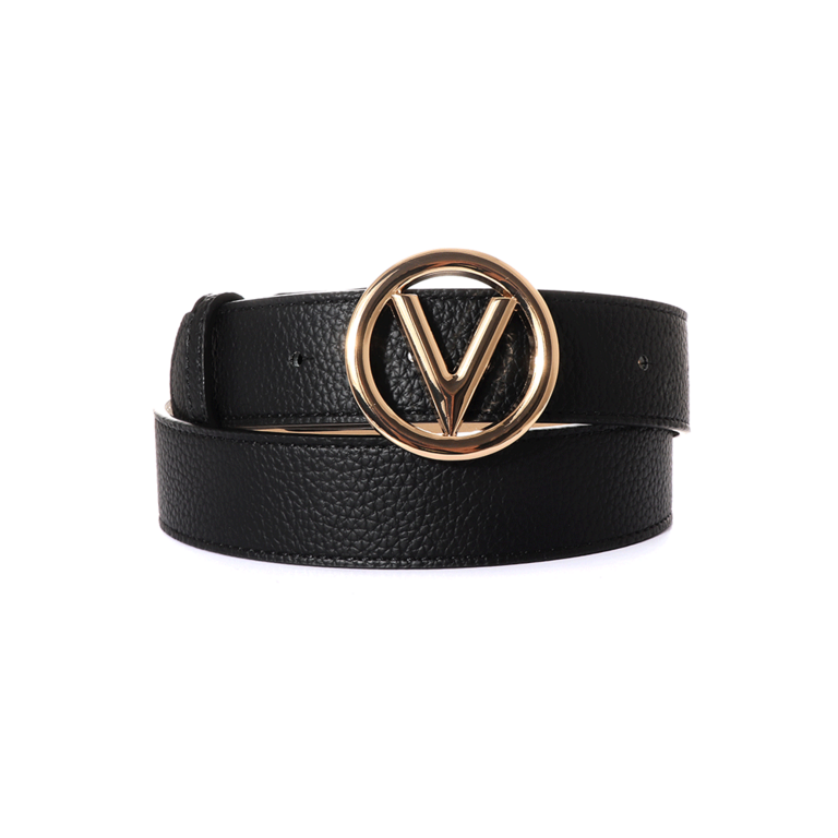 Valentino women belt in black faux leather 1952DCU358MSN