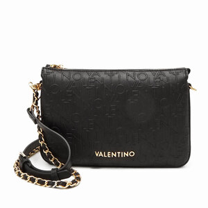 Valentino Relax women's crossbody bag black with embossed logo 1957PLS6V010N