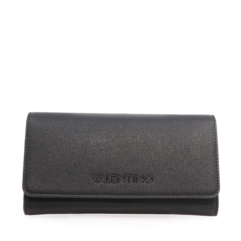 Valentino women wallet in black faux leather 1954DPULU113N