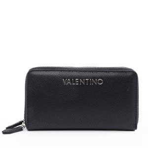 Valentino women wallet in black faux leather 1955DPUR447GN