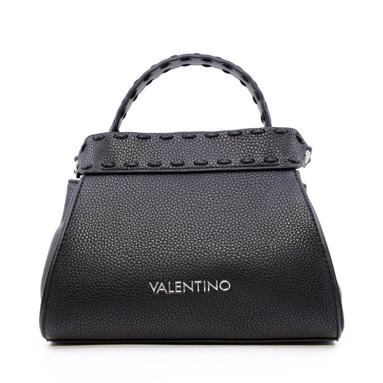 Valentino Valentino women micro tote bag in black faux leather