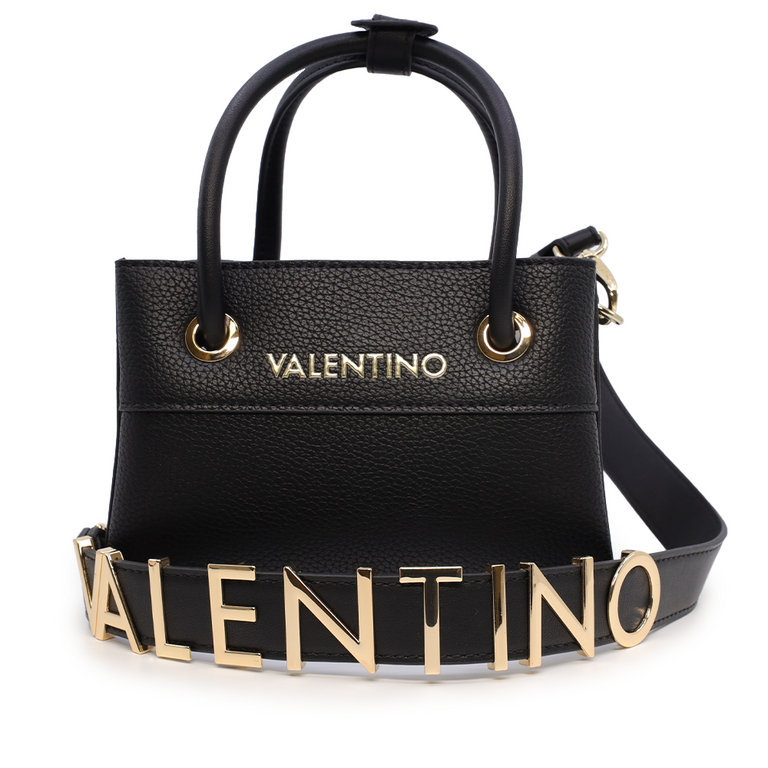 Valentino women mini tote bag in black faux leather 1955POSS5A805N