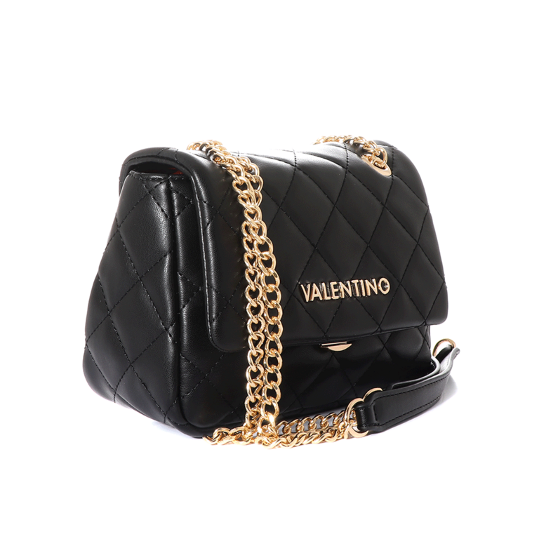 Valentino women satchel bag in black faux leather 1952POSS3KK05N