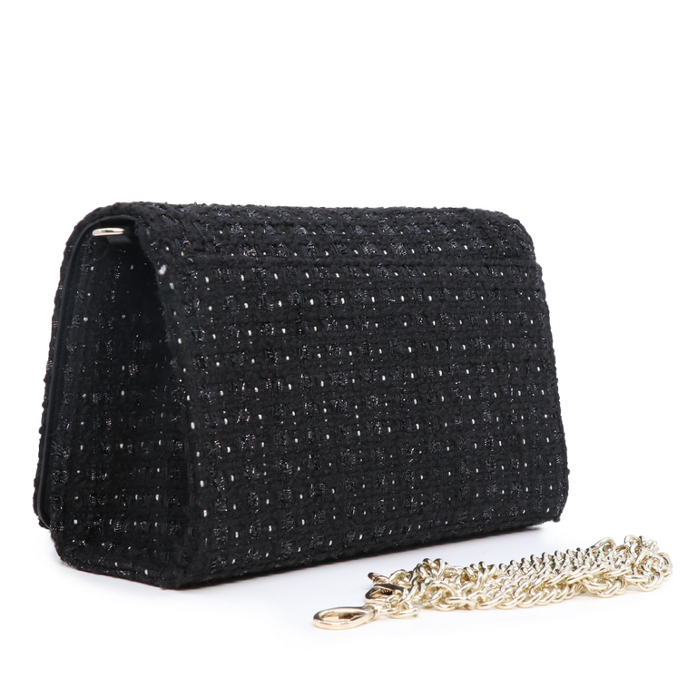 Valentino satchel bag in black tweed 1954POSSNR01TN