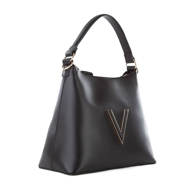 Poșetă satchel Valentino  Coney neagră 1957POSS7QN04N 