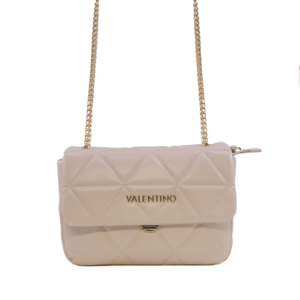 Valentino satchel purse in ivory quilted synthetic 1957POSS7LO05IV