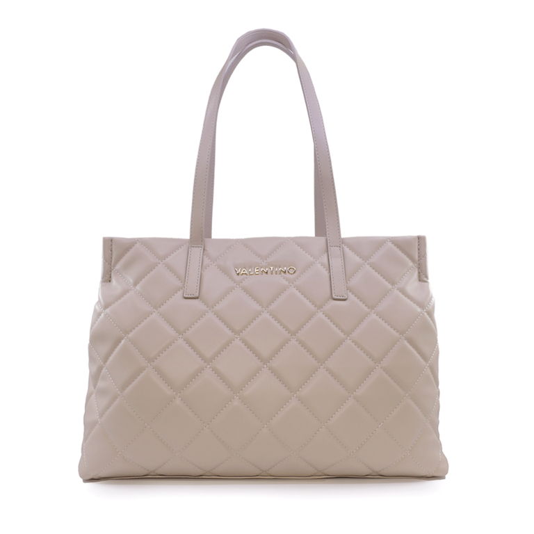 Valentino Beige Quilted Look Women's Tote Purse 1957POSS3KK10RBE