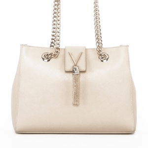 Valentino women tote bag in beige faux leather 1955POSS1IJ06BE