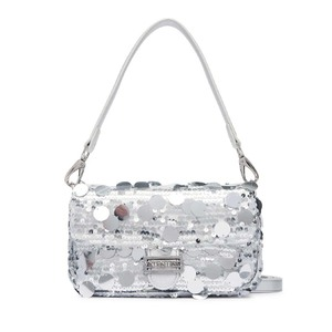 Poșetă crossbody femei Valentino Sleet argintie 1952POSSVBSA6R09AG