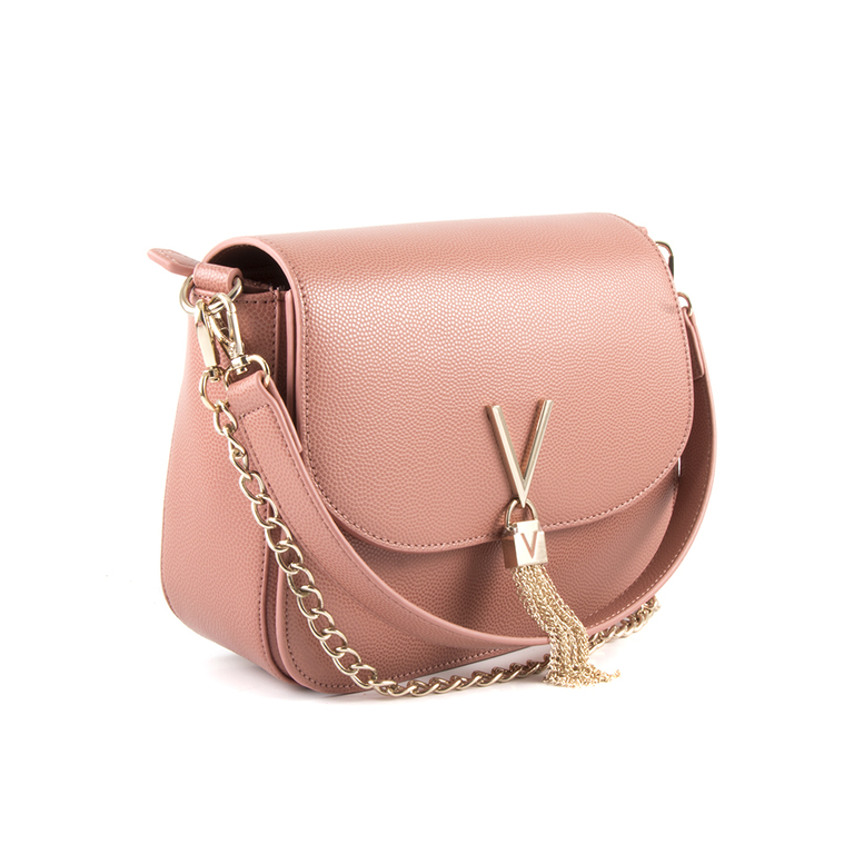 Valentino Women's Bag in old pink faux leather with logo 1950POSS1R404RO