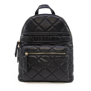 Valentino backpack in black faux leather & fabric 1955RUCS51O07N