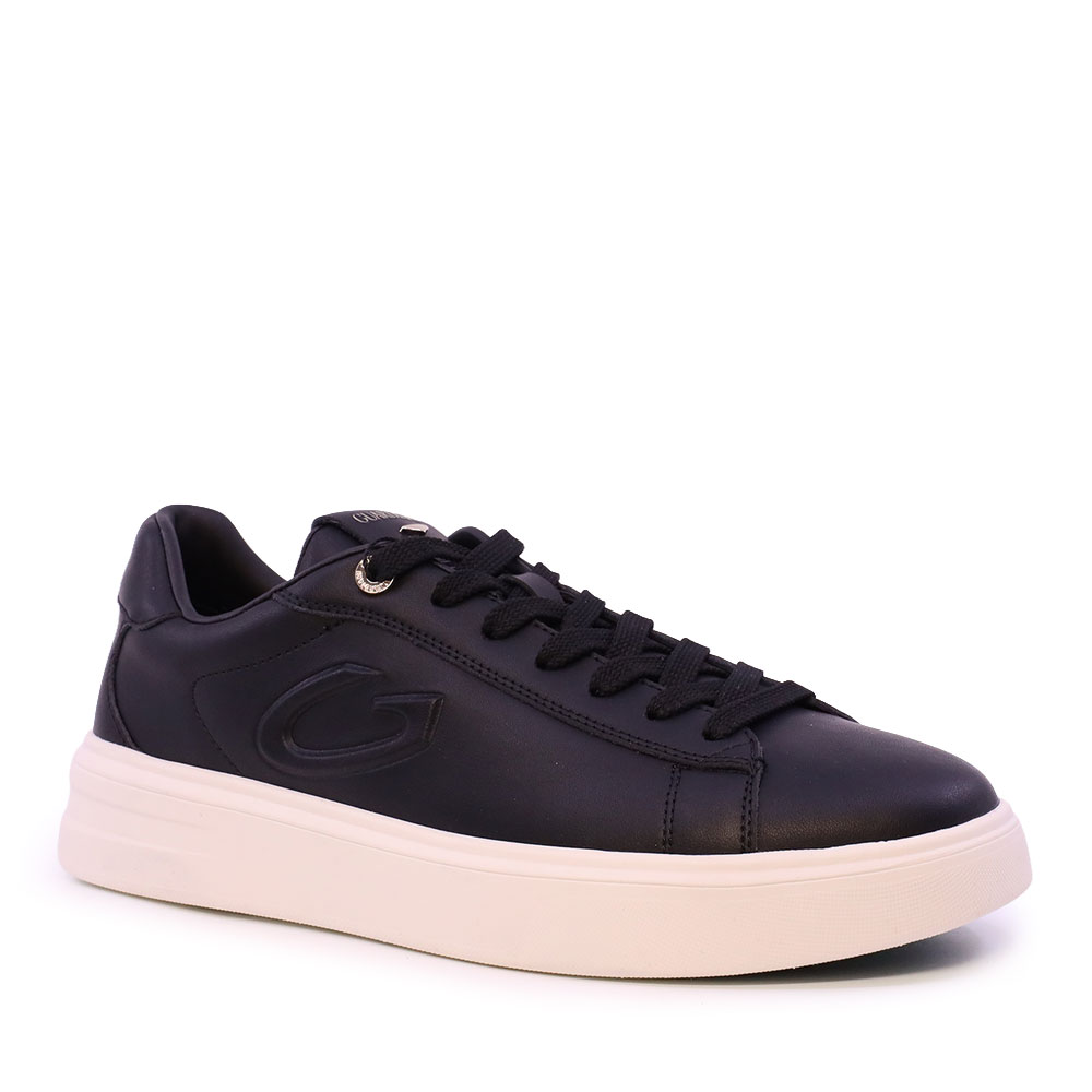 Sneakers bărbați Alberto Gurdiani Aeris Top negri din piele 812BP62013N — imaginea 2