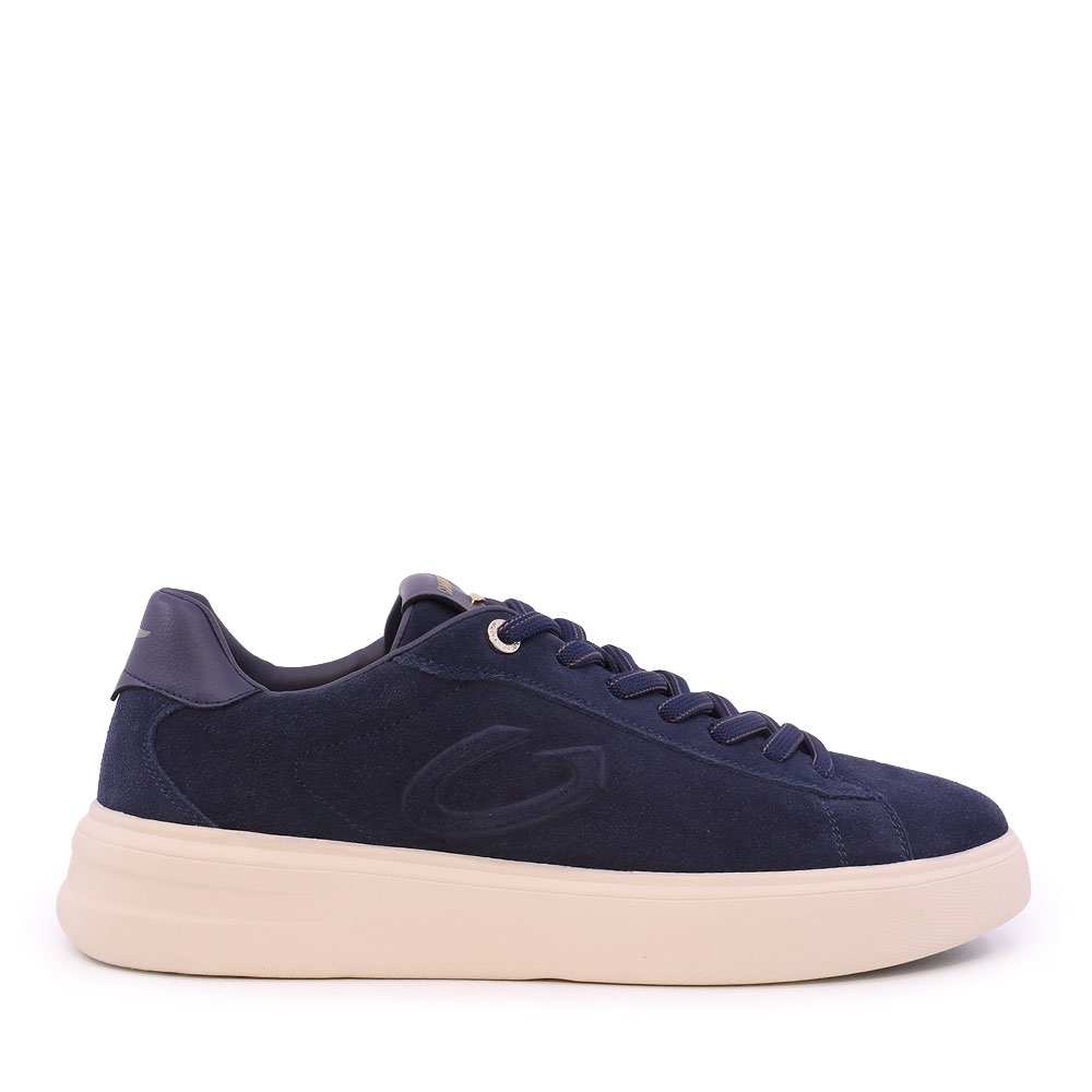 Sneakers bărbați Alberto Gurdiani Aeris Top Suede bleumarin din piele 812BP62015VBL