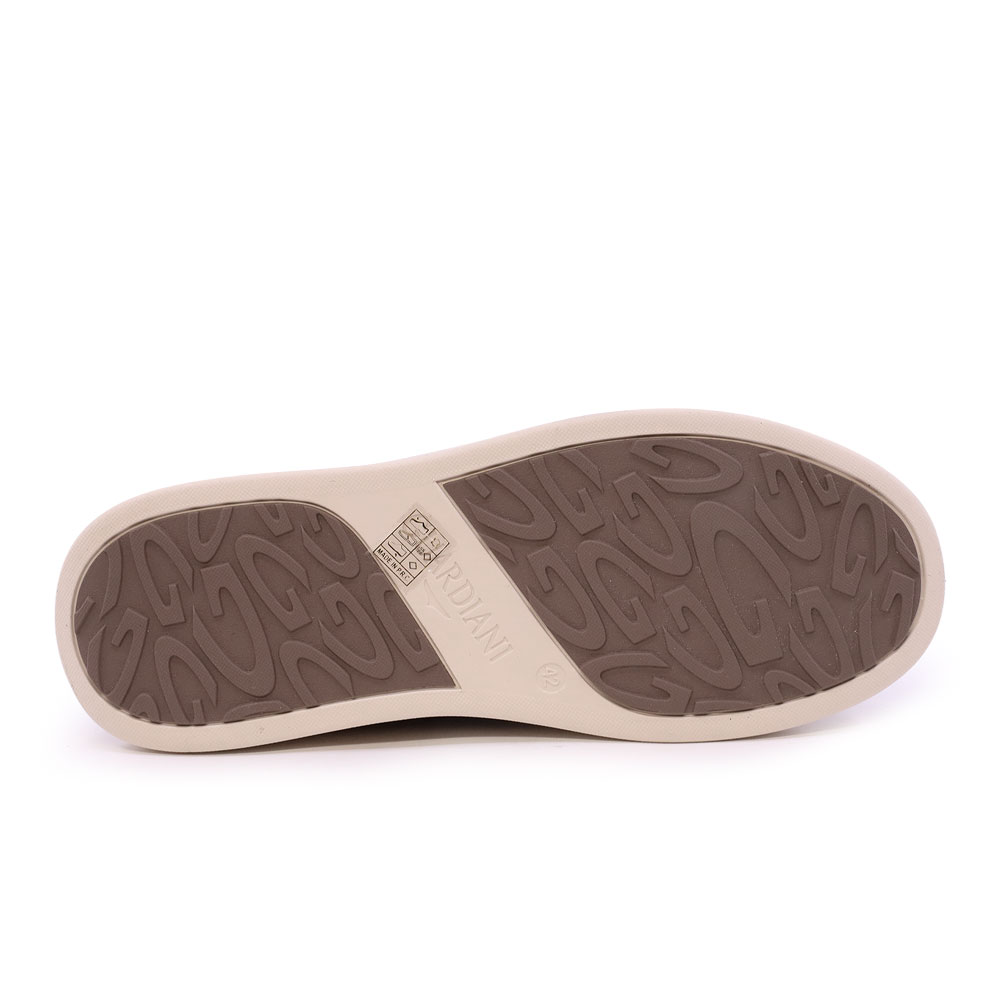 Sneakers bărbați Alberto Guardiani Aeris Top Suede taupe din piele 812BP62015VTA