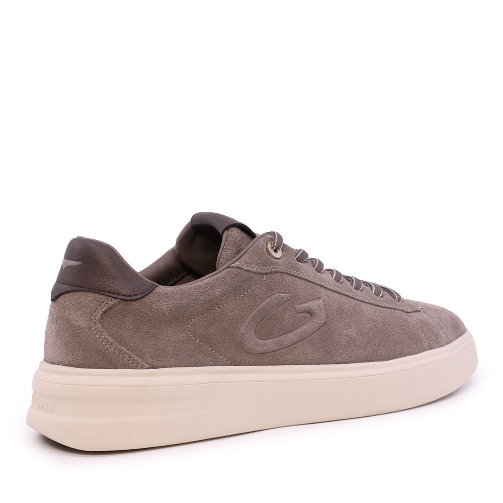 Sneakers bărbați Alberto Guardiani Aeris Top Suede taupe din piele 812BP62015VTA