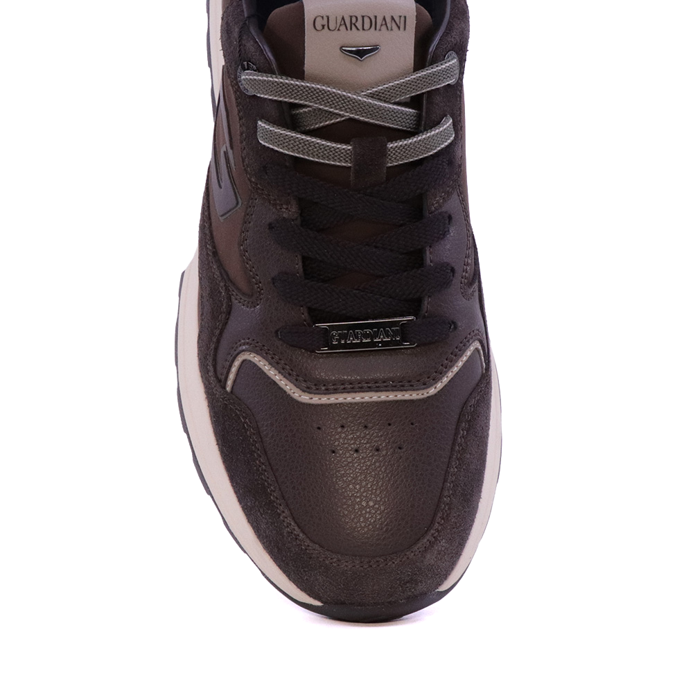 Sneakers bărbați Alberto Guardiani Levante maro 812bp62001vm