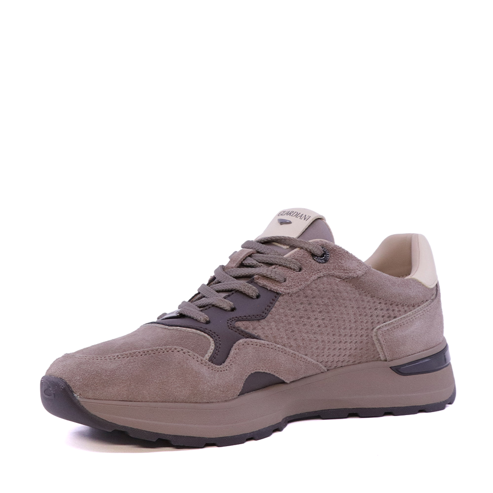 Sneakers bărbați Alberto Guardiani Levante Suede taupe din piele 812BP62002VTA