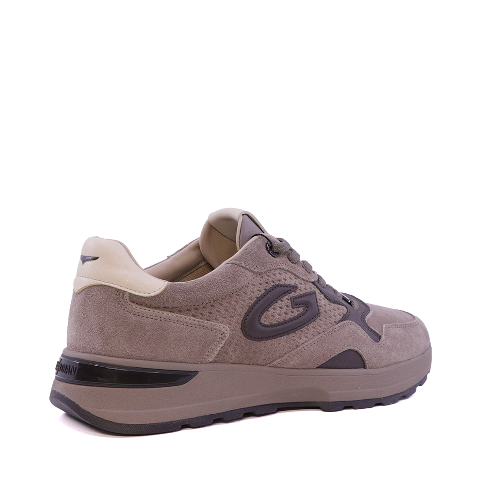 Sneakers bărbați Alberto Guardiani Levante Suede taupe din piele 812BP62002VTA