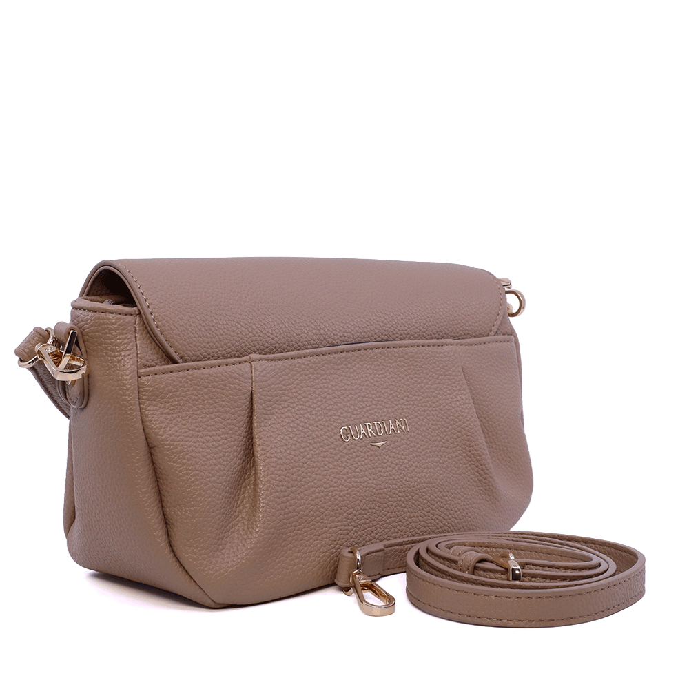 Poșetă crossbody femei Guardiani Origami taupe 811POSSGCS002TA