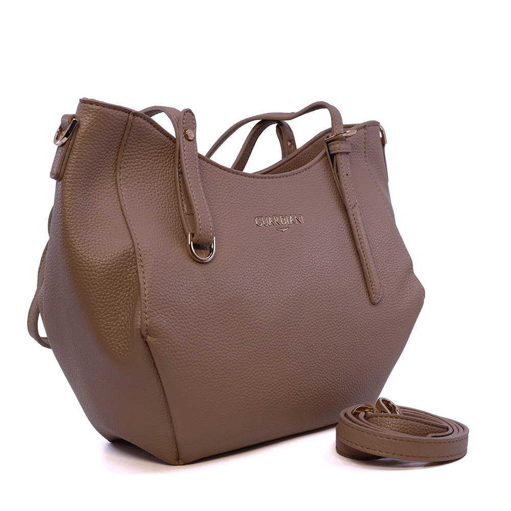 Poșetă tote femei Guardiani Origami taupe 811POSSGTT006TA - imagine 2