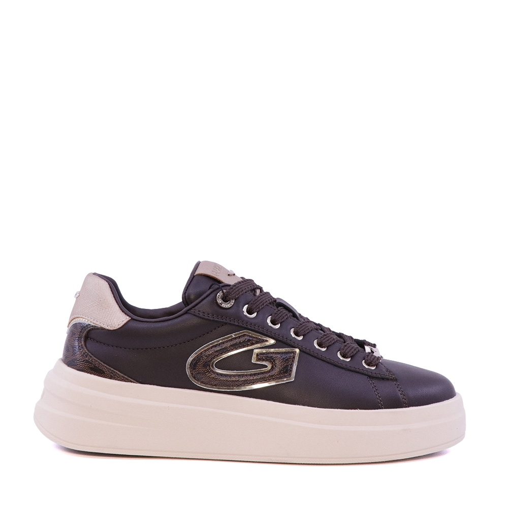 Sneakers femei Alberto Gurdiani Aeris Logo maro din piele 812DP62513M