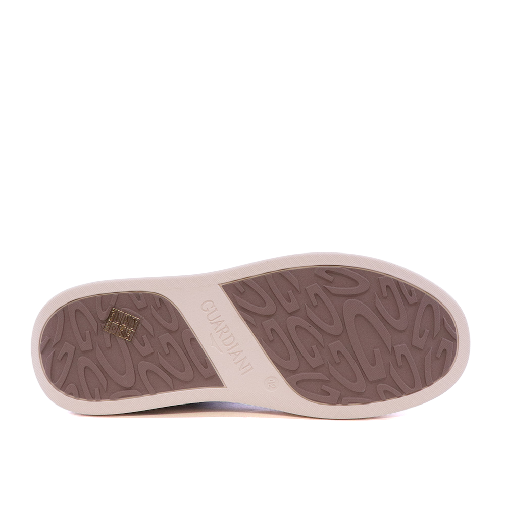 Sneakers femei Alberto Guardiani Aeris Logo maro din piele 812DP62513M