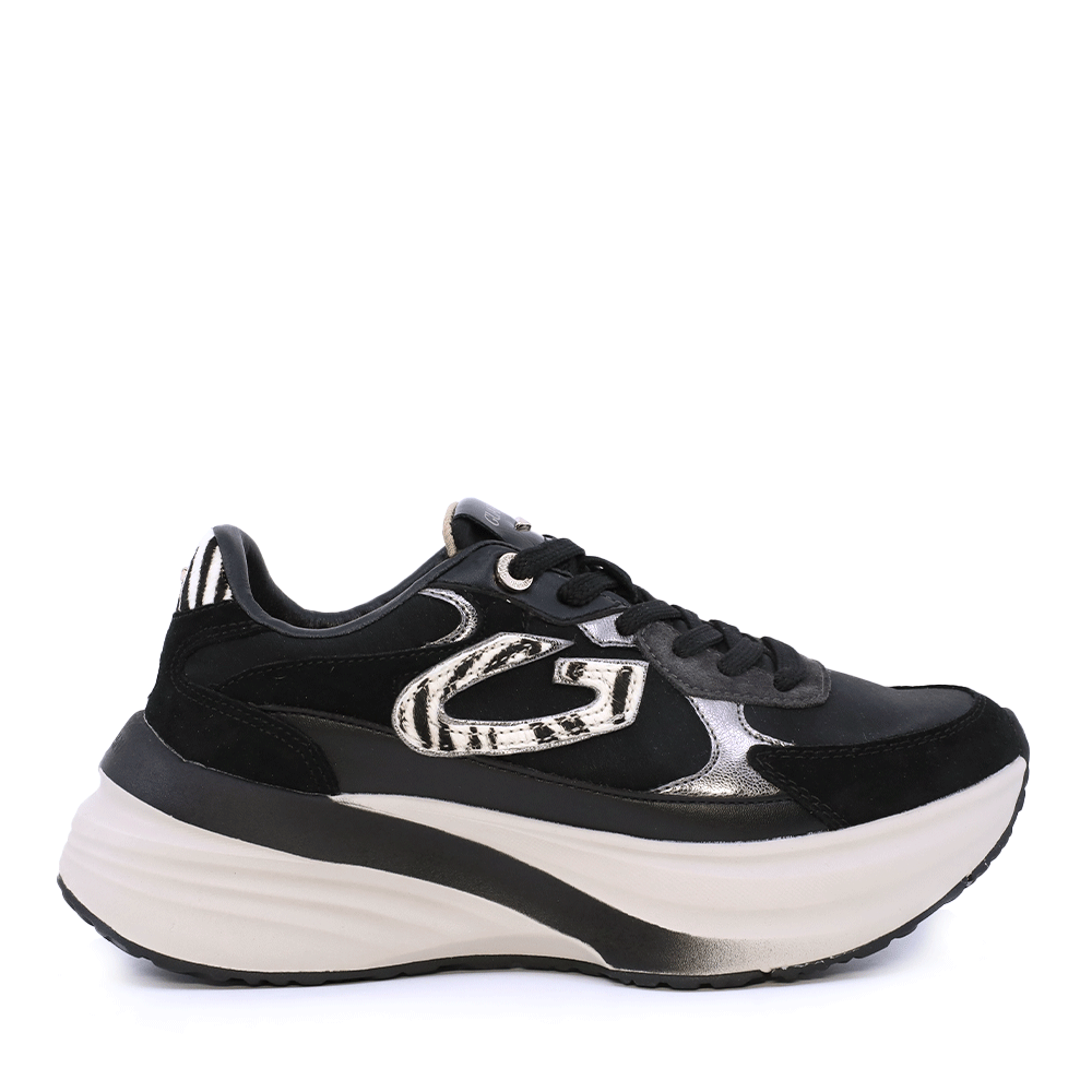 Sneakers femei Alberto Guardiani Astra Safari negri 812DP62540N