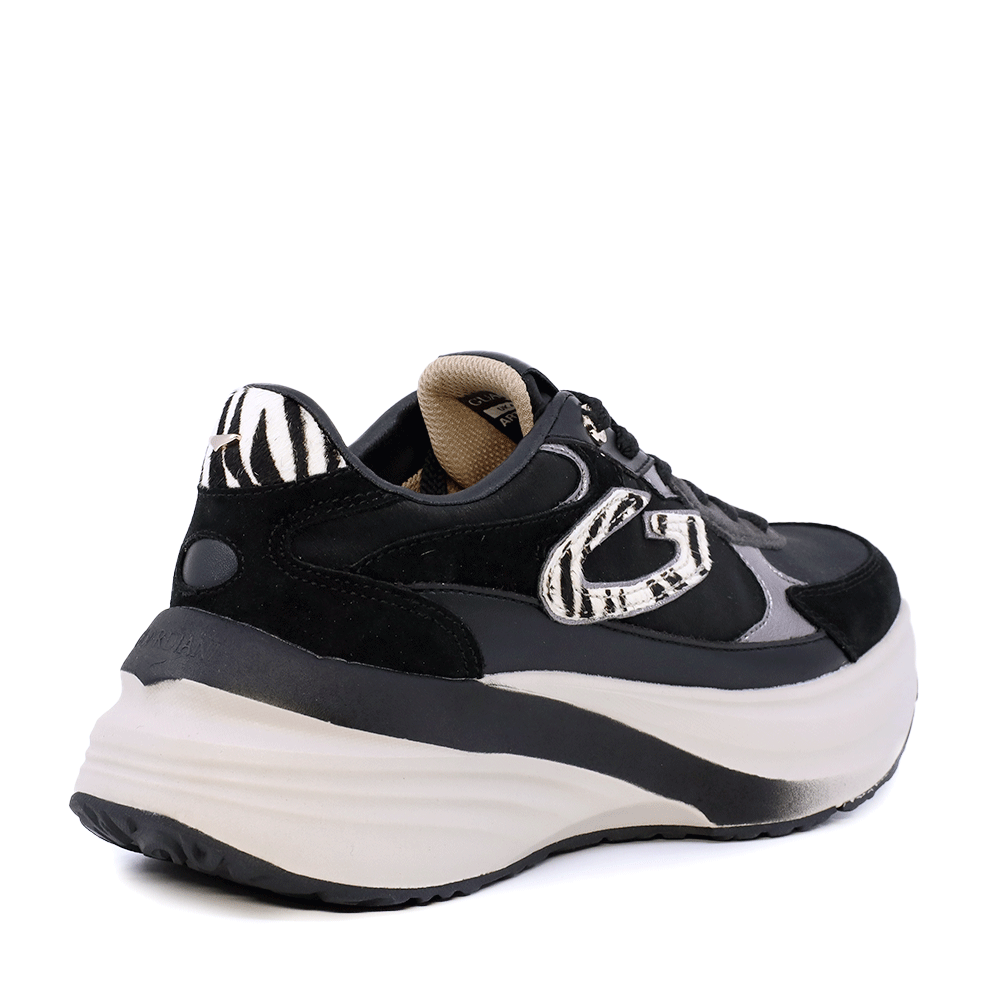 Sneakers femei Alberto Guardiani Astra Safari negri 812DP62540N