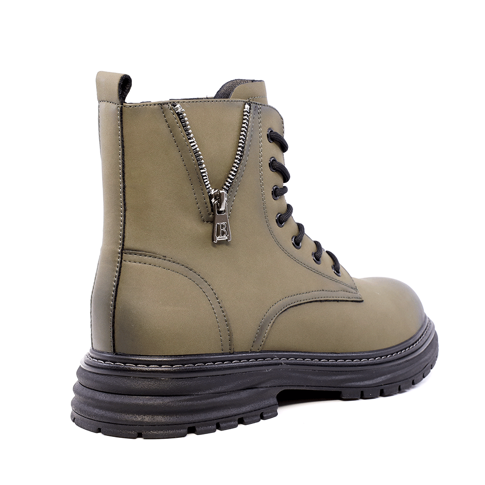 Ghete army bărbați Benvenuti verzi din piele nabuck 3858BG542V