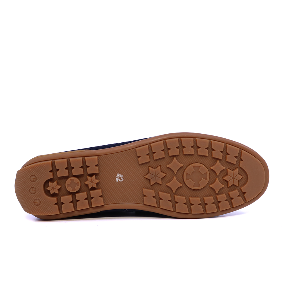 Mocasini bărbați Benvenuti bleumarin din piele întoarsă 3859BM575VBL