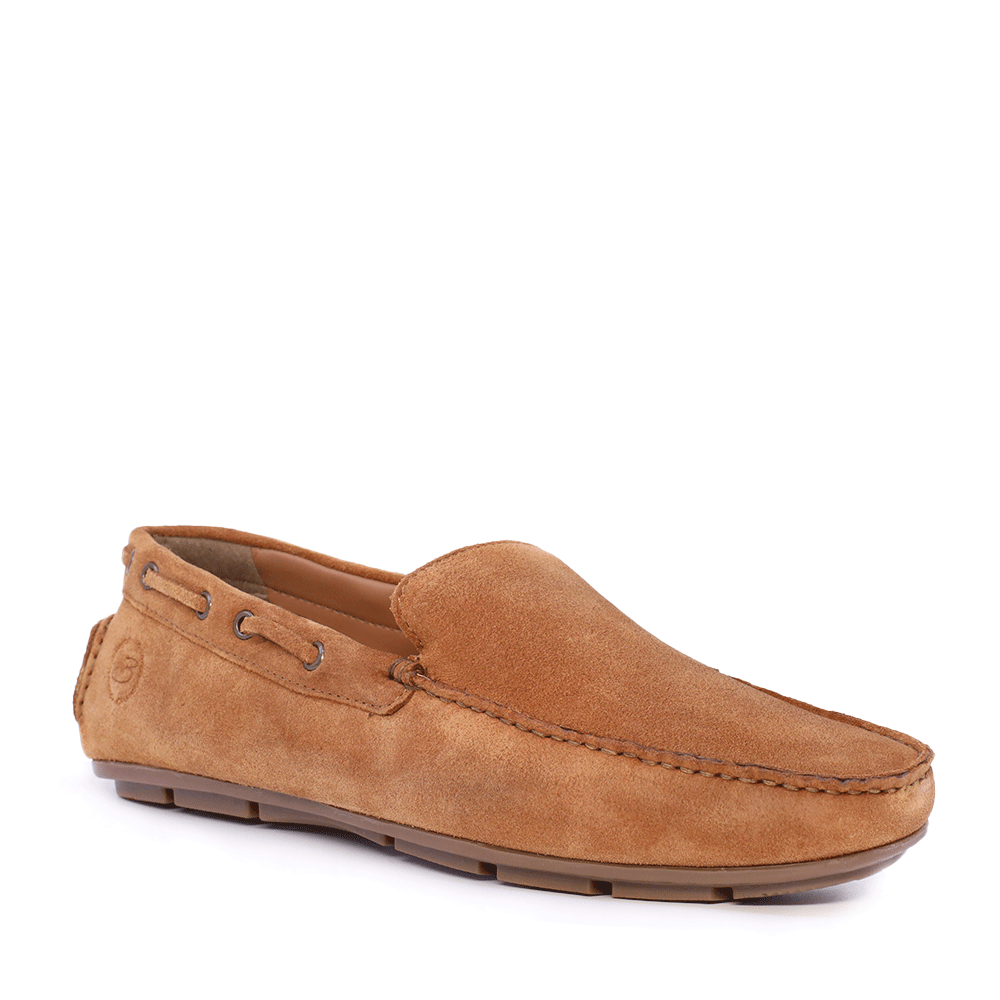 Mocasini bărbați Benvenuti cognac din piele întoarsă 909bm7617vco - 1 | YEO