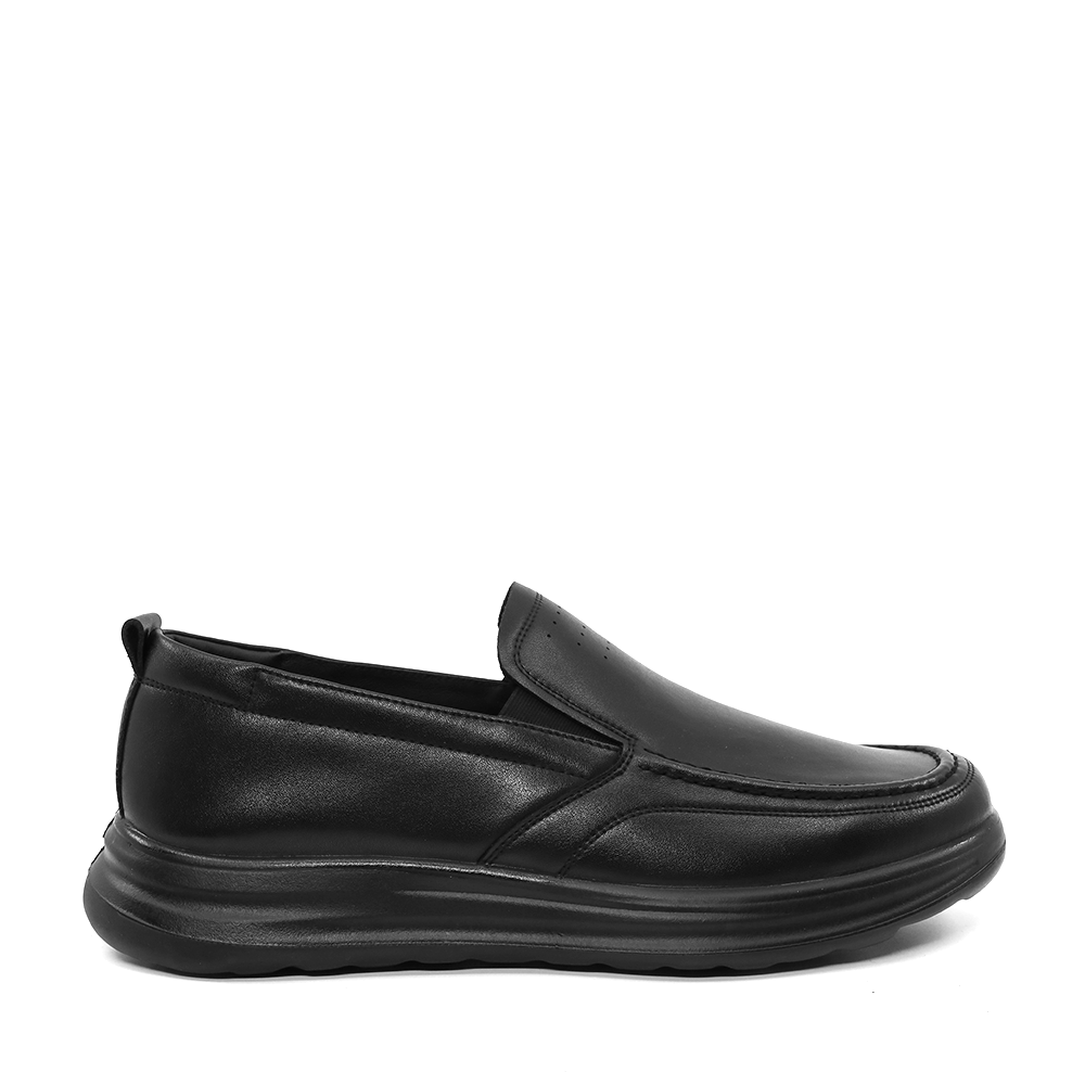 Mocasini barbati Benvenuti negri din piele 2022BM1651N
