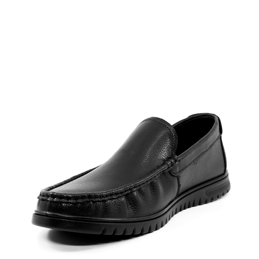 Mocasini bărbați Benvenuti negri din piele 3859BM636N