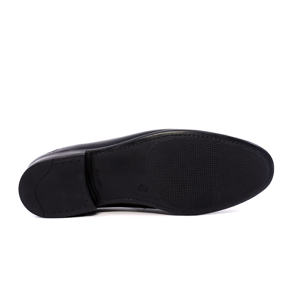 Pantofi loafers bărbați Benvenuti negri din piele 2169BM6300N