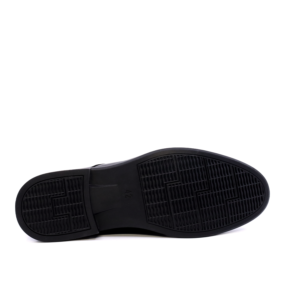 Pantofi derby bărbați Benvenuti negri din piele  3851BP081N