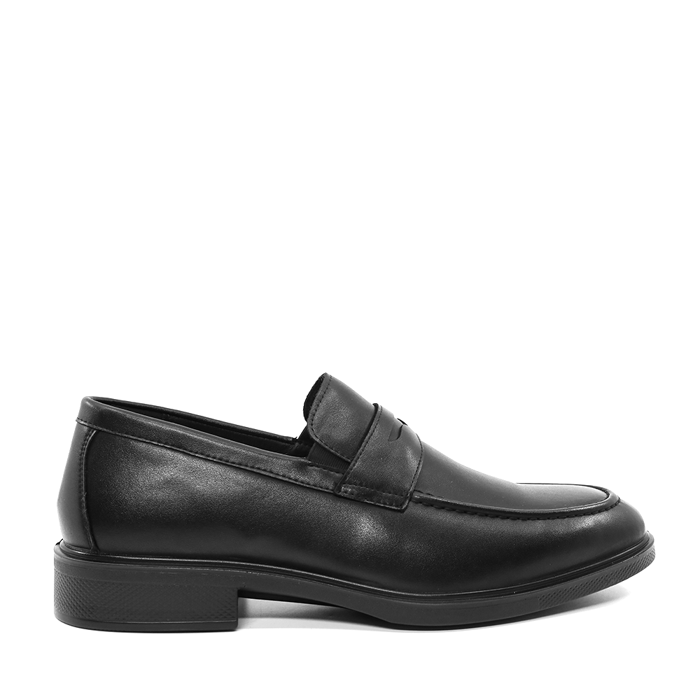 Benvenuti Pantofi tip loafers bărbați Benvenuti negri din piele 2022BM2630N
