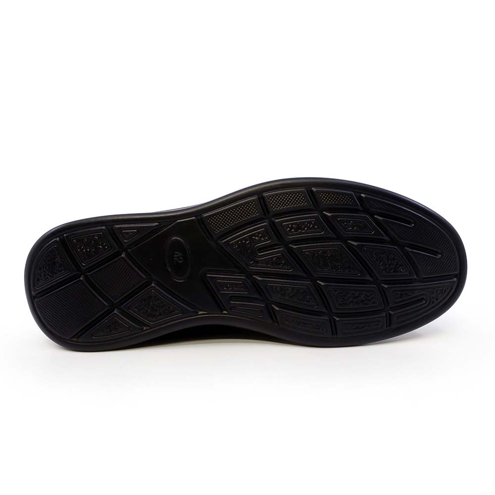Pantofi bărbați Benvenuti negri din piele cu talpă flexibilă 3851BP812N	