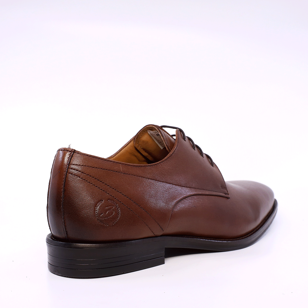 Pantofi derby bărbați Benvenuti maro din piele 2169BP2935M