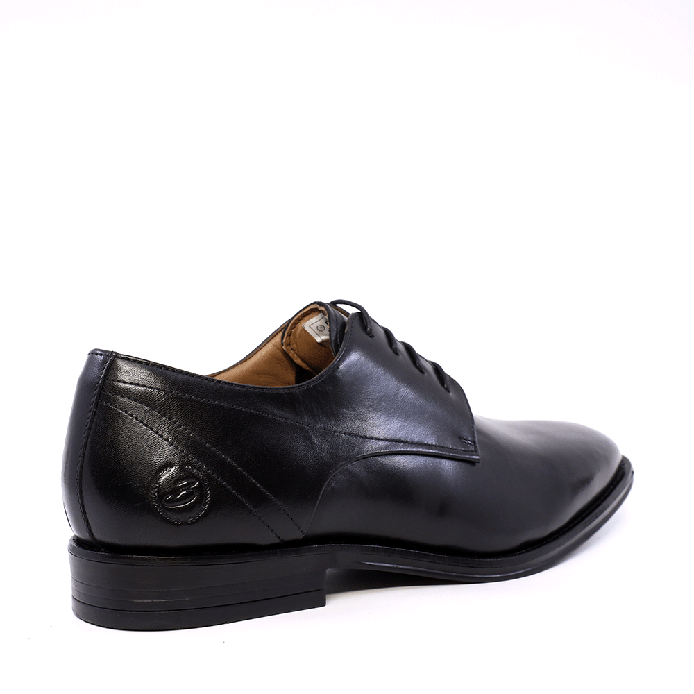 Pantofi derby bărbați Benvenuti negri din piele 2169BP2935N