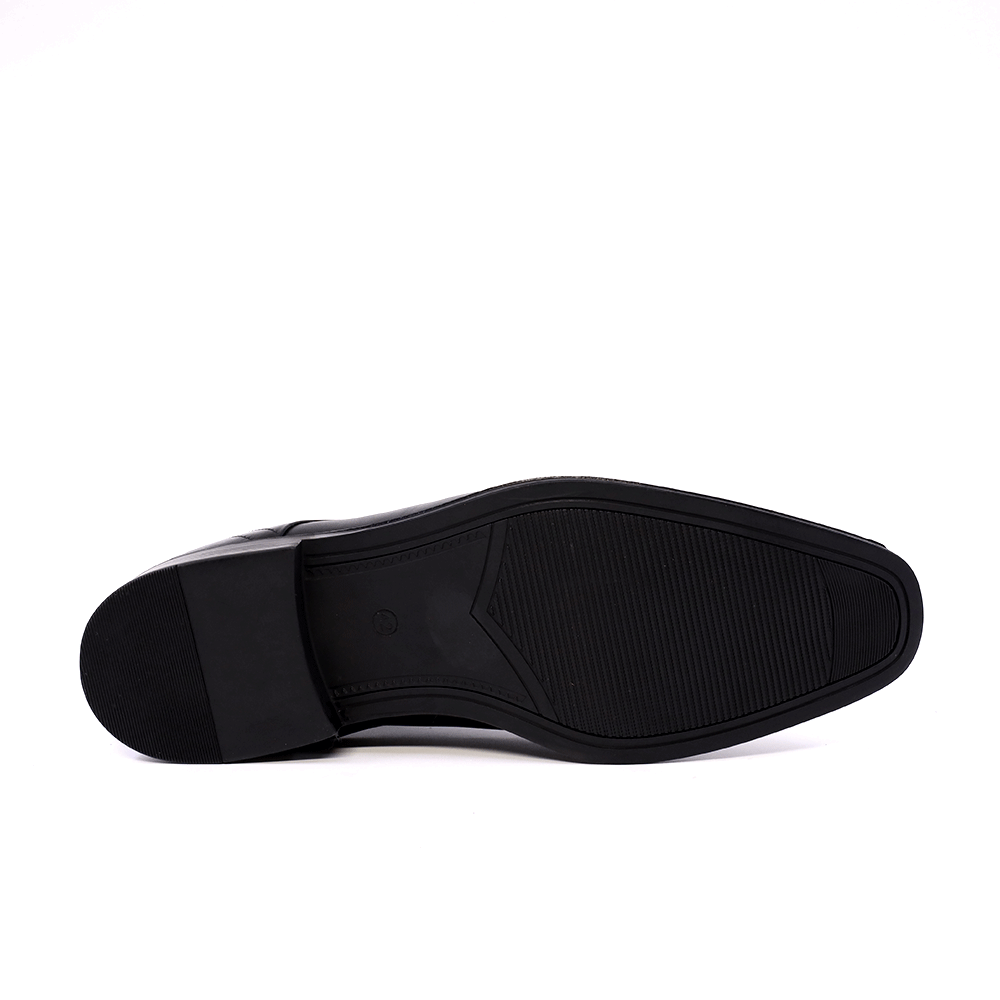 Pantofi derby bărbați Benvenuti negri din piele 2169BP2935N