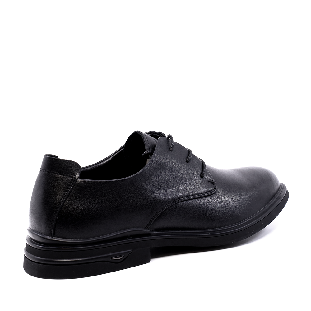 Pantofi derby bărbați Benvenuti negri din piele 3859BP335N