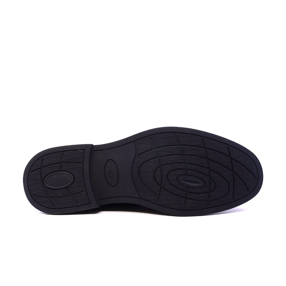 Pantofi derby bărbați Benvenuti negri din piele 3859BP335N
