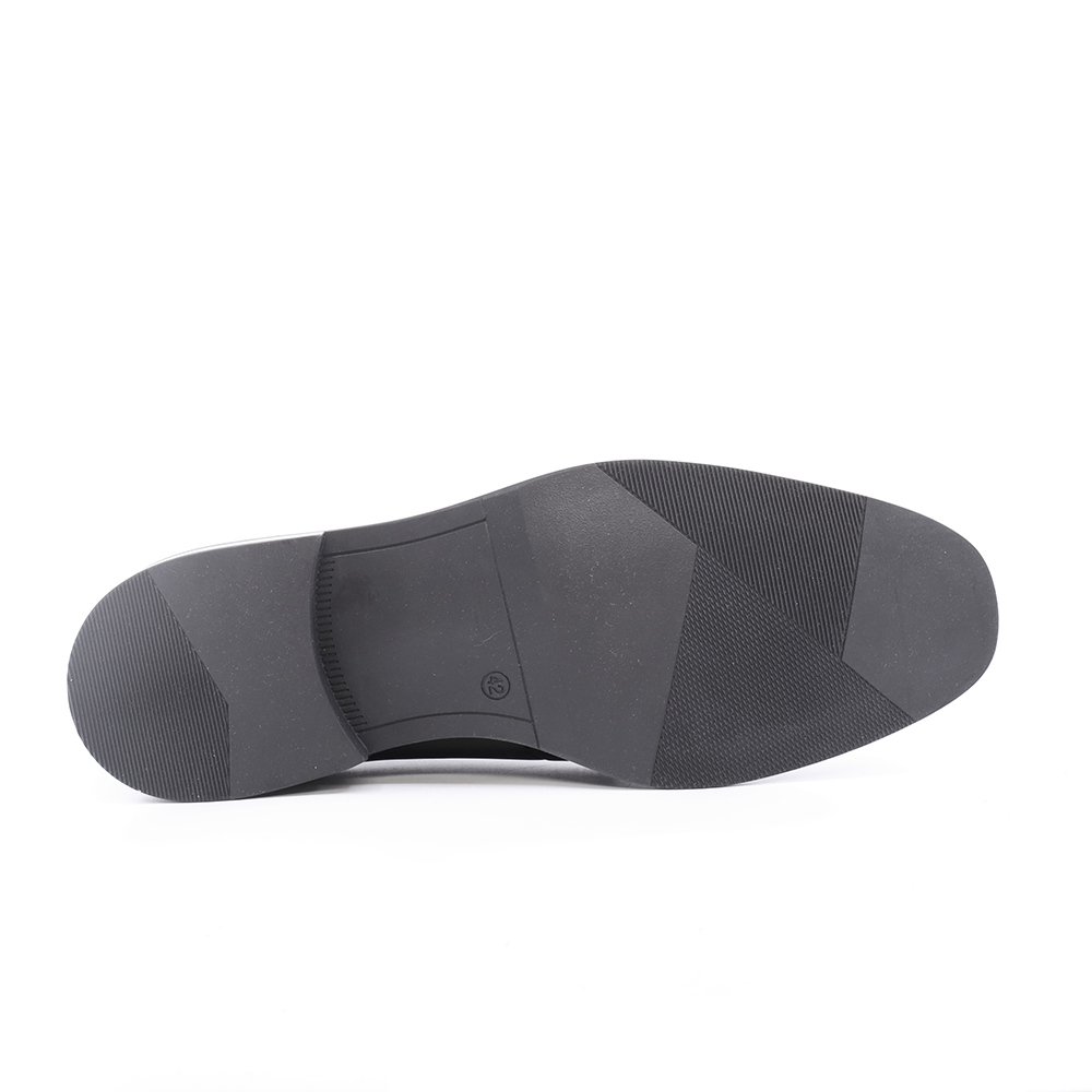 Pantofi derby bărbați Benvenuti negri din piele 718BP8676N
