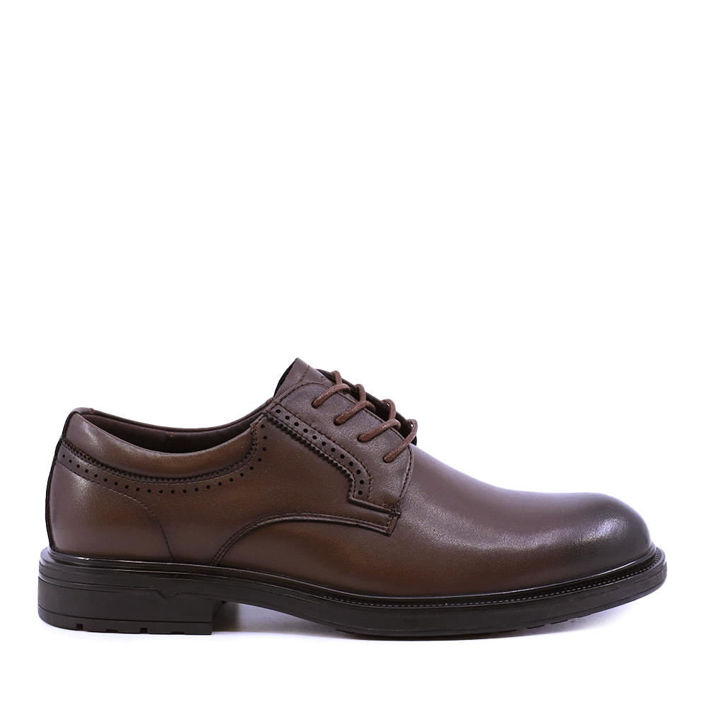 Pantofi derby bărbați Benvenuti maro din piele 3858BP062M