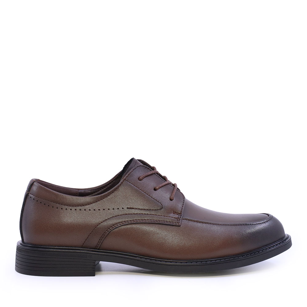 Pantofi derby bărbați Benvenuti maro din piele 3852BP093M